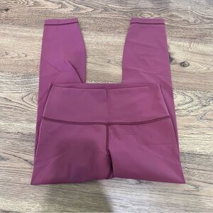 Lululemon Wunder Under High-Rise 7/8 Tight Full-On Luxtreme 25" Misty Merlot